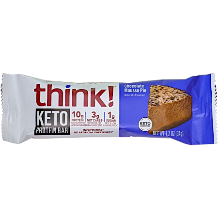 Keto Protein Bars - Chocolate Mousse Pie
